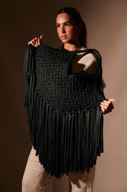 The maxi ikigai tote in bottle green