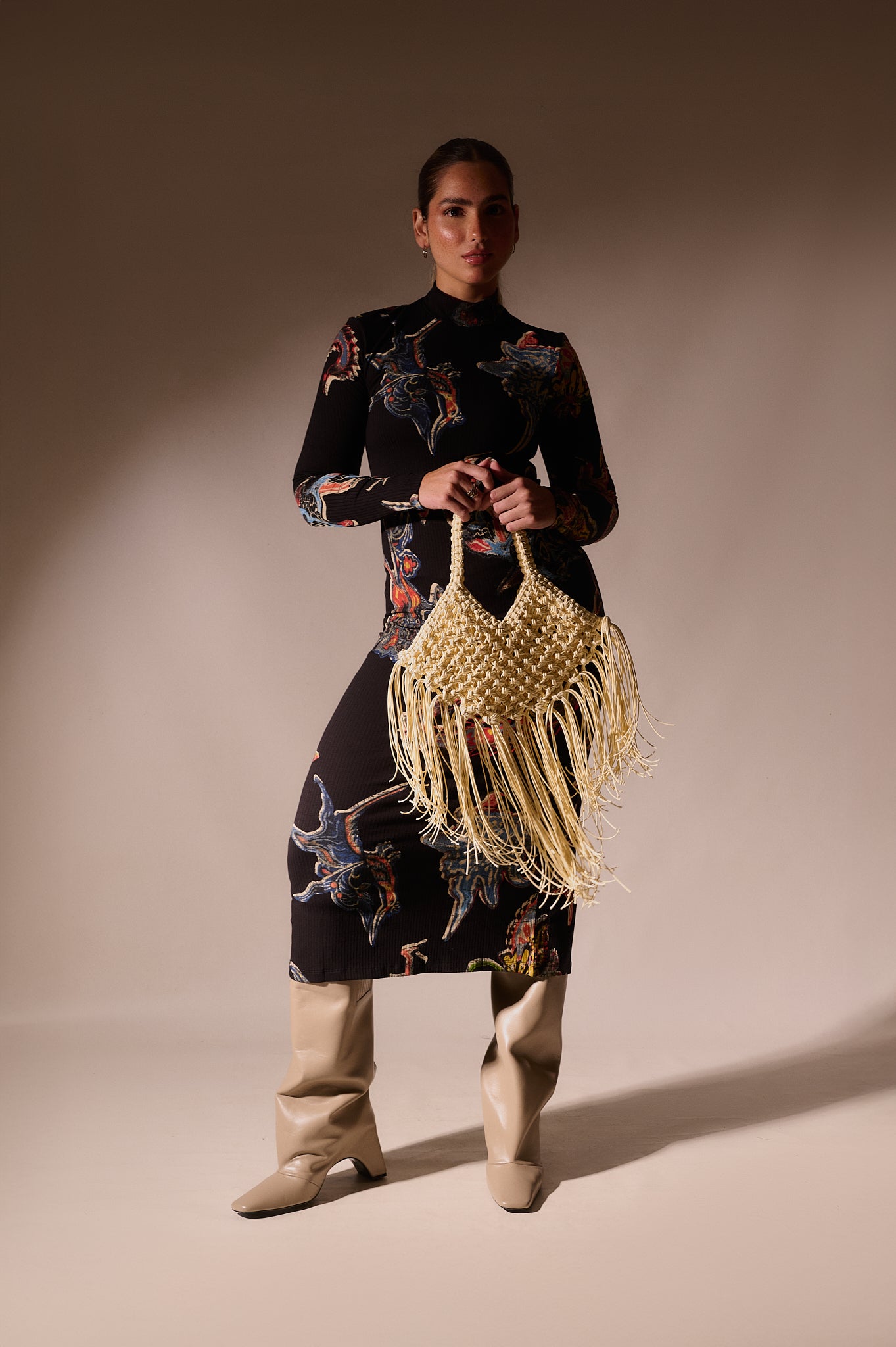 The mini ikigai tote in ivory