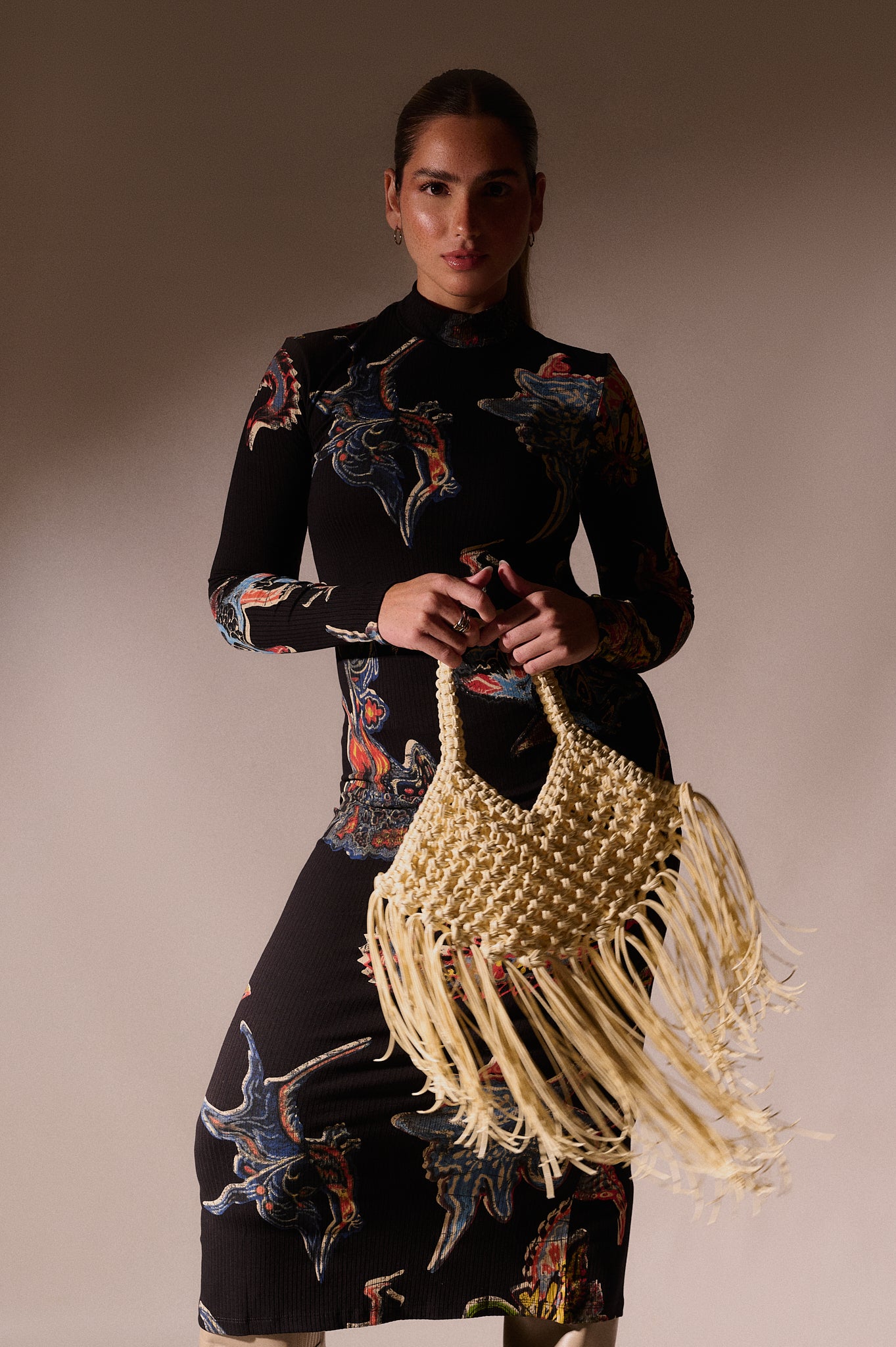 The mini ikigai tote in ivory