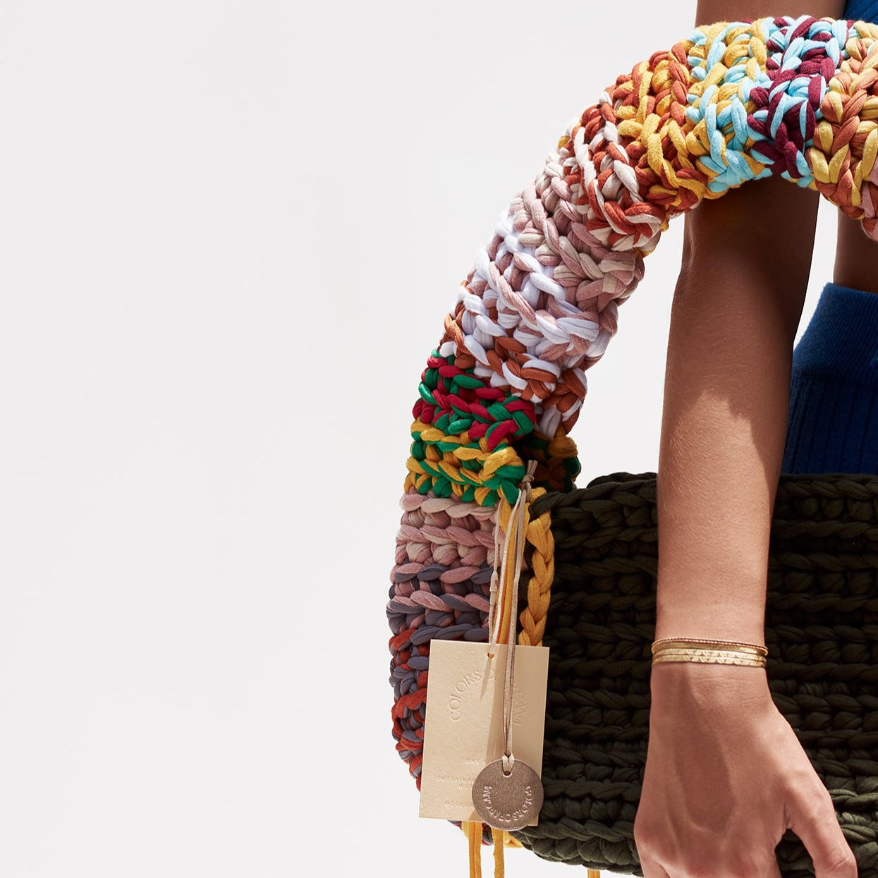 The shoulder bag in sage