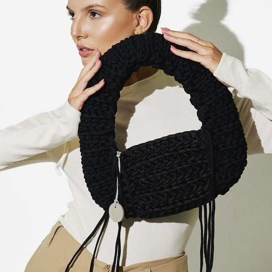 The mini bag in solid black