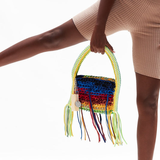 The iconic bag in rasta colors